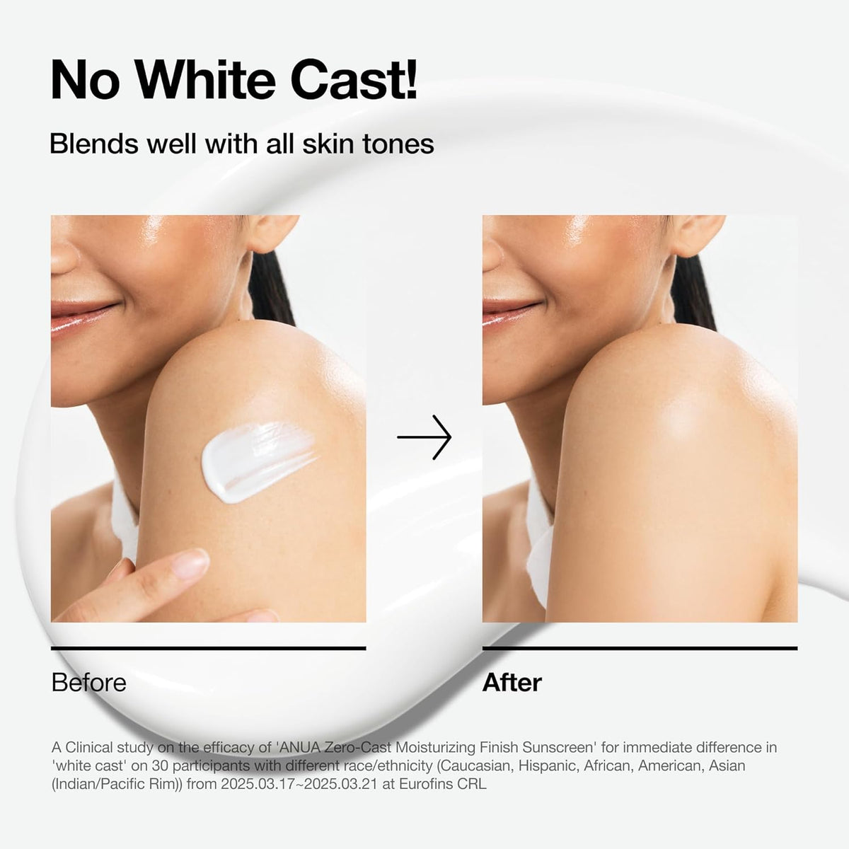 Zero-Cast Moisturizing Finish Sunscreen SPF50+ - Ενυδατικό αντηλιακό χωρίς white cast 50ml