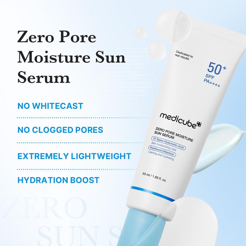 Zero Pore Moisture Sun Serum SPF50+ PA++++ - Αντηλιακός ορός Προσώπου Ενυδάτωσης & Σύσφιξης Πόρων 50ml