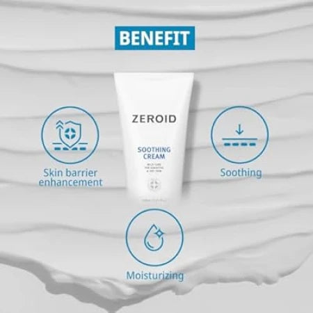 Zeroid Soothing Cream -Mη λιπαρή κρέμα για την ενδυνάμωση του επιδερμικού  φραγμού 80ml