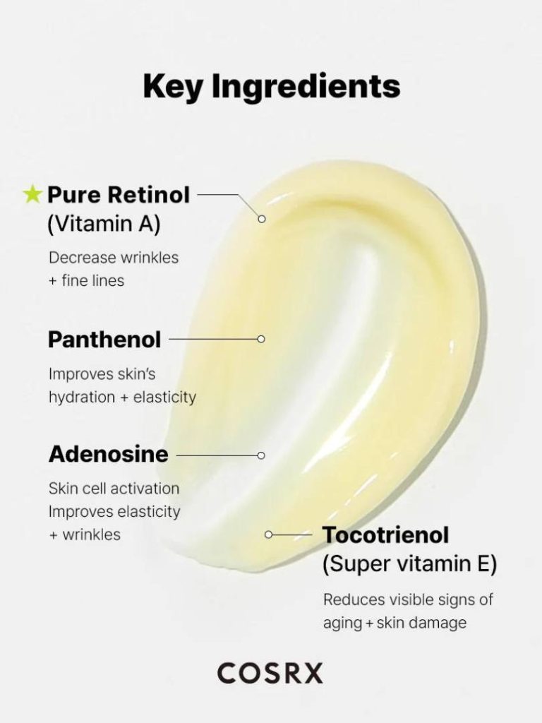 COSRX - The Retinol 0.1 Cream - Ενυδατική κρέμα ρετινόλης 20ml