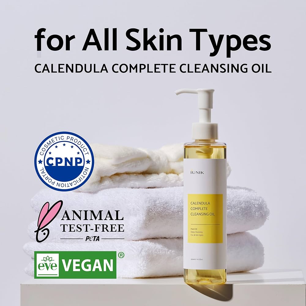 iUNIK Calendula Complete Cleansing Oil Λάδι Καθαρισμού Προσώπου 200ml